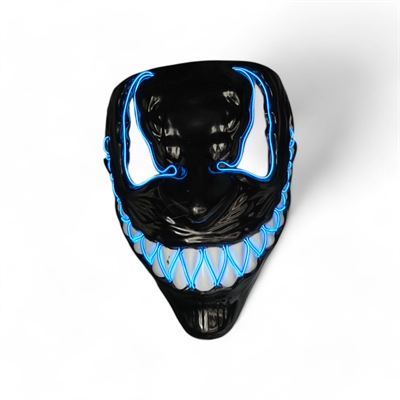 MASCHERA LED FANTASMA SORRIDENTE BLU (3119.1)