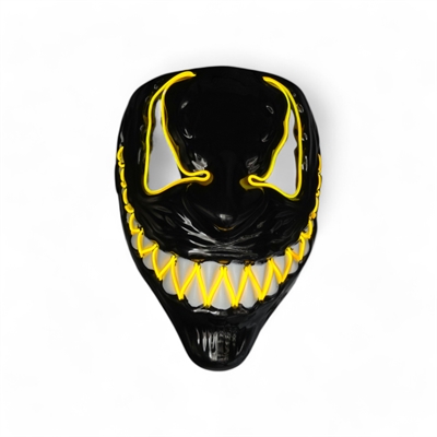 MASCHERA LED FANTASMA SORRIDENTE GIALLO (3119.3)