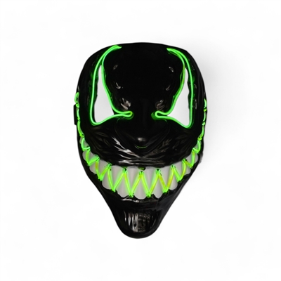 MASCHERA LED FANTASMA SORRIDENTE VERDE (3119.4)