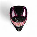 MASCHERA LED FANTASMA SORRIDENTE ROSA (3119.7)