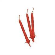 CANDELINE ROSSE 8CM 12 PEZZI (70403)