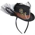 CERCHIETTO CON MINI CAPPELLINO STEAMPUNK (25166-23814)