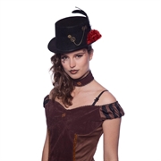 CAPPELLO NERO STEAMPUNK (25168-23807)