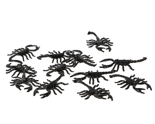SCORPIONI IN PLASTICA 12PZ 7CM (39534)