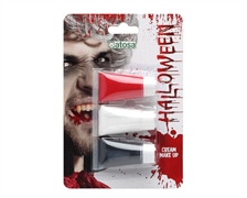 KIT TRUCCO LIQUIDO ROSSO, BIANCO, NERO 9GR. (40138)