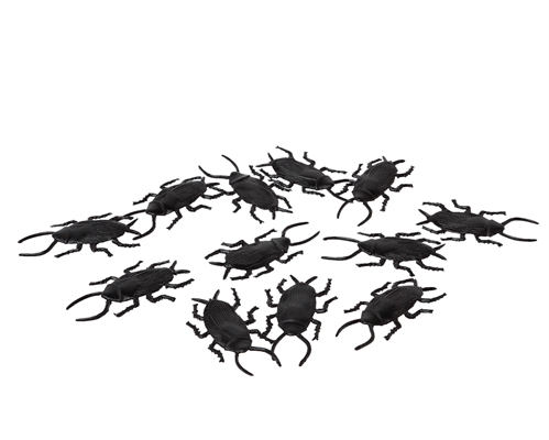 SCARAFAGGI IN PLASTICA 12PZ 6CM (51391)