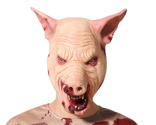 MASCHERA MAIALE HORROR LATEX (66870)
