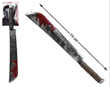 MACHETE INSANGUINATO 74CM (66919-7)