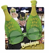 OCCHIALI A BOTTIGLIA DI CHAMPAGNE HAPPY NEW YEAR (20358-0348P)
