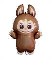 PALLONCINO IN MYLAR ANGRY BUNNY MARRONE 66CM (20200-01)