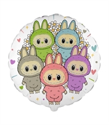 PALLONCINO IN MYLAR ANGRY BUNNY 45CM (PAL2015-18)
