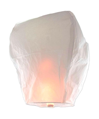 LANTERNA VOLANTE BIANCA PICCOLA 33X48X86CM (LAMP5TT-008)