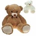 PELUCHE ORSO GIGANTE ASS BIANCO E MARRONE 160CM (K151350)