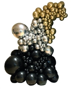 MEZZO ARCO CON SFERE MIRROR 1,5X2MT (COMP 456)