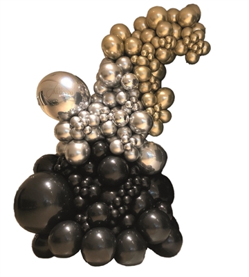 MEZZO ARCO CON SFERE MIRROR 1,5X2MT (COMP 456)