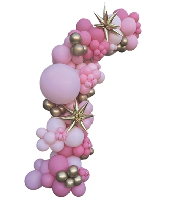 MEZZO ARCO ORGANICO CON STELLE ESPLOSIVE 1X2,5MT (COMP 458)