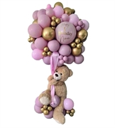 MONGOLFIERA CON ORSACCHIOTTO IN PELUCHE (COMP 464)