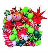 WALL DI PALLONCINI NATALIZIO (COMP 469)