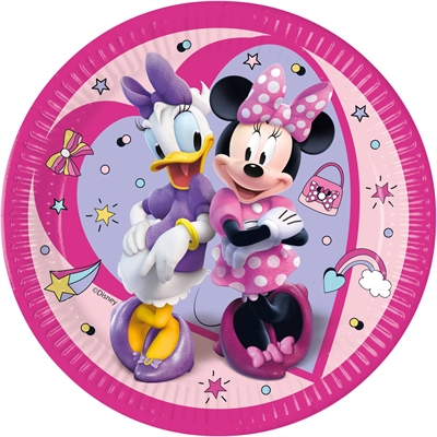 PIATTO CARTONCINO DISNEY MINNIE 23CM 8PZ (93830P)