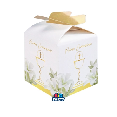 SCATOLINE CUBO PORTACONFETTI COMUNIONE 10PZ (76855)