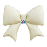 PALLONCINO  MYLAR  FIOCCO AVORIO 98X75CM (77461)