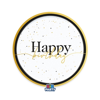 PIATTI BUON COMPLEANNO PRESTIGE 22CM 6PZ (77241)
