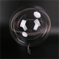 PALLONCINI BUBBLE TONDO TRASPARENTE 60CM (RE24.50)