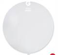PALLONCINI IN LATTICE TONDO BIANCO 48CM 25PZ (200157)