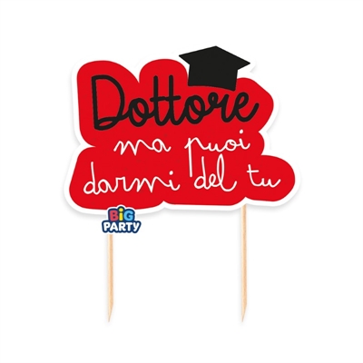 CAKE TOPPER SAGOMATO DOTTORE (77193)