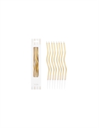 CANDELINE CURL ORO 13CM 8PZ (53164)