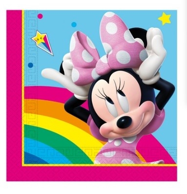 TOVAGLIOLI 2 VELI MINNIE 33X33CM 20PZ (5PR97241)