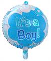 PALLONCINO IN MYLAR IT'S A BOY LUI AZZURRO 45CM (19097-63103)