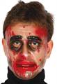 MASCHERA ZOMBIE TRASPARENTE DA UOMO CON SANGUE (19562-2791)