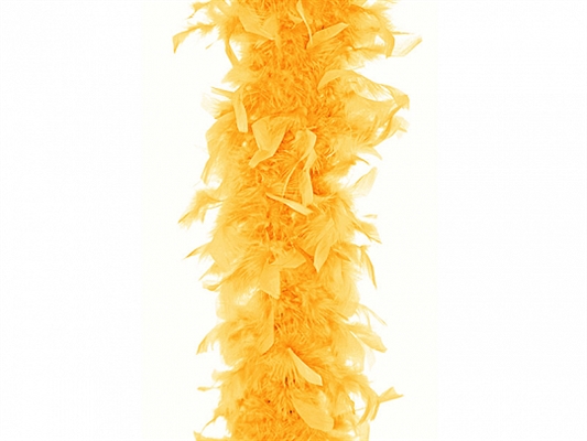 BOA PIUME DI STRUZZO COLORATE GIALLO 45G (20843-BOA-009-KA)