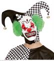 MASCHERA MEZZO VISO CLOWN KILLER CON CAPELLI (21283-00841)