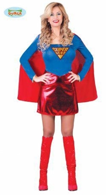 COSTUME DONNA SUPERGIRL TAGLIA UNICA (22388-80741)