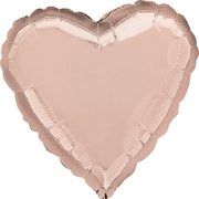 PALLONCINO IN MYLAR CUORE ROSEGOLD 45CM (23328-3618601)