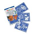 KIT 6 STENCIL TRUCCO RAGAZZI (25816-1198011)