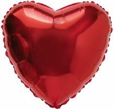 PALLONCINO IN MYLAR MINI SHAPE CUORE ROSSO 25CM (27125-RM03-9-F05)