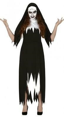 COSTUME DONNA SUORA HORROR TAGLIA 42-44 (28152-88793)