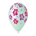 PALLONCINI IN LATTICE TONDO FIORI HAWAII 33CM 5PZ (323634)