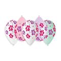 PALLONCINI IN LATTICE TONDO FIORI HAWAII 33CM 5PZ (323634)