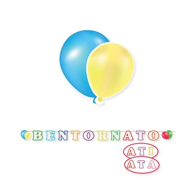 FESTONE BENTORNATO-A-I 600X25CM (74380)