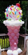 TORRETTA PALLONCINI CONO GELATO (COMP 226)