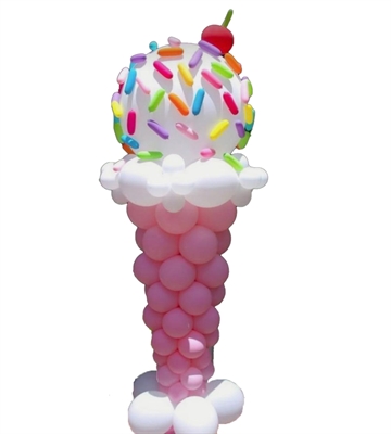 TORRETTA PALLONCINI CONO GELATO (COMP 226)