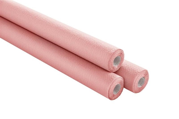 TOVAGLIA IN ROTOLO GOFFRATA ROSA 118X700CM (150-01)