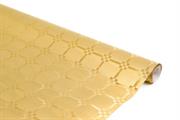 TOVAGLIA IN ROTOLO DAMASCATA IMPERMEABILE ORO 118X500CM (A996-23)